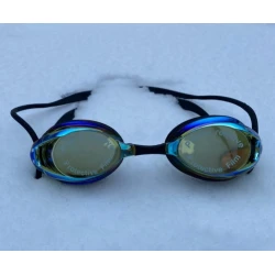 Borntoswim freedom mirror swimming goggles blue