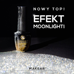 TOPY TOP MOONLIGHT EFFECT završni premaz sa svetlucavim 3D česticama 8ml |MAKEAR COSMETICS| Kozmo