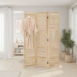 Homestyle4U Soba pregrada, 120x2x170 cm, rjava