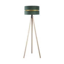 Duolla - Podna lampa DUO 1xE27/60W/230V prečnik 44 cm zelena/bež
