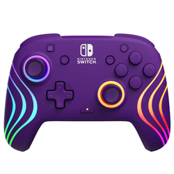 Nintendo Switch Afterglow Wave Wireless Controller Purple