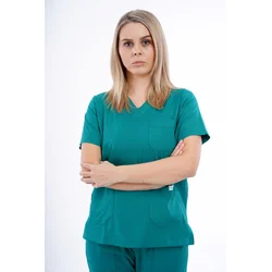 Pureboks Ženska medicinska uniforma, Zelena