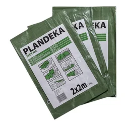 Močna zelena ponjava 110g/m2 10x20m zelena
