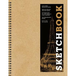 Sketchbook (basic large spiral Kraft)