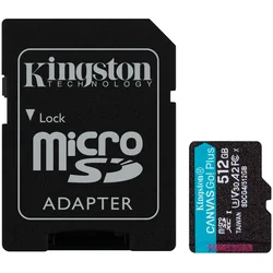 Kingston SD kartica Canvas Go! Plus 512GB 200MB/s