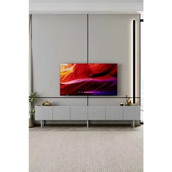 Hanah Home TV komoda Capella 240, 240 cm, svetlosiva