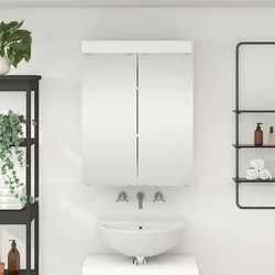 Kupaonski ormar s ogledalom TULUM Bijelo 60 x 16,5 x 78 cm