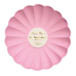 meri meri® manji tanjuri iz papira eco deep pink (8 komada)