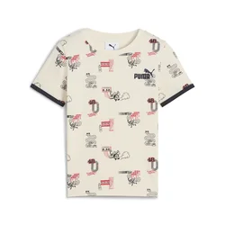 Puma Little Runners Tee Kids, White, Size 5-6Y, Age