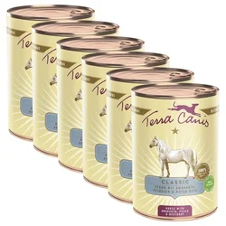 Terra Canis Horse with amaranth, peach & beetroot 6 x 400 g