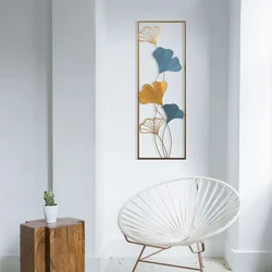 Wallity Zidna dekoracija 32x5x90cm, Zlatne boje