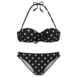 LASCANA Bikini, črna