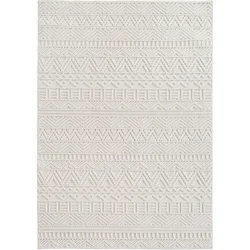 Novel RAVNO TKANA PREPROGA HELIX 240/340 cm tkano krem barve