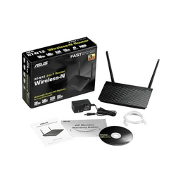 Wireless router ASUS RT-N12+, N300, 2 x 5Dbi, 3 in 1 (Router, Repeater, Access point)