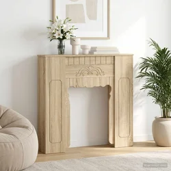 Okvir za kamin Hrast sonoma 93 x 20 x 89 cm Konstruirano drvo