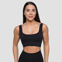 GymBeam Lift Seamless Sports Bra Black