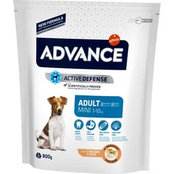 ADVANCE Suva hrana za pse Mini Adult, Piletina, 800g