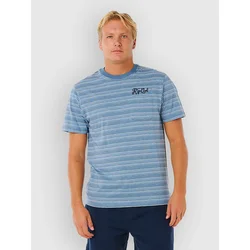 Rip Curl Pacific Rinse Stripe moška majica faded denim