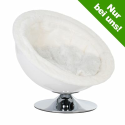 RETRO PET POSTELJA BELE BARVE - ? 60 CM BEL