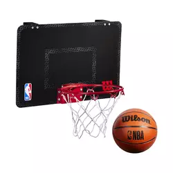 Wilson NBA FORGE TEAM MINI HOOP, tabla sa obručem, crna WTBA3001FRGNBA