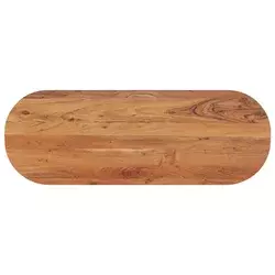 Stolna ploča 110x40x3,8 cm ovalna od masivnog drva bagrema