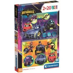 Clementoni Puzzle 2X20 Batwheels