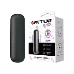 Stimulator klitorisa Pretty Love Power, 6cm, Crni