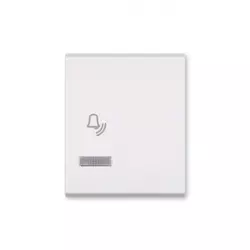 ALING 6600I.0 TASTER ZA ZVONO SA IND.2M MODE BELA