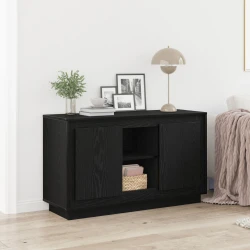 Kreveta Crni hrast 102 x 35 x 60 cm Konstruirano drvo