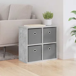 Kreveta s ladicama Betonski sivi 49,5 x 22 x 47 cm