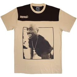 2Pac Majica Colour Block Unisex Brown & Sand M