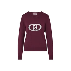 Liu Jo Pulover TF6261 MS63L Bordo rdeča Regular Fit