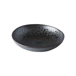 Servirna skleda BLACK PEARL 28 cm, 1,5 l, črna, keramika, MIJ