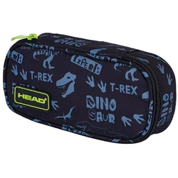 Pernica prazna ovalna 1zip 1 preklop AC6 Tyrannosaurus 24.Head 503024025 crno-siva