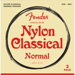 Fender 100 Classical Nylon Tie End 028-043 3 Pack