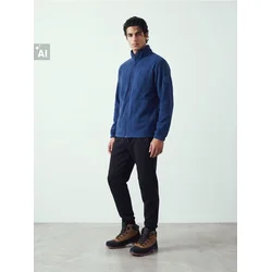 Sinsay - Flis bluza sa rajsferšlusom i stojec´im okovratnikom - grey blue