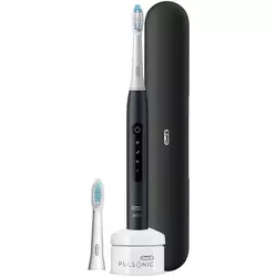 Oral B Pulsonic Slim Luxe 4500 Matte Black Travel Edition sonična zobna ščetka 4500