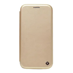 Maska na preklop Teracell Flip Premium za Honor Magic 5 Lite/ X9a, Zlatna