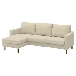 SALTSJÖBADEN Sofa trosed s lenjivcem, Fridtuna svetlobež