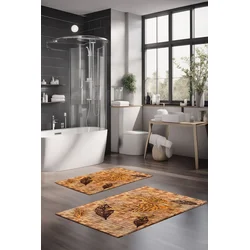 Lessentiel Maison Set prostirki za kupatilo CT-5361, 2 Komada, Smeđa