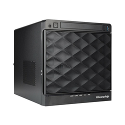 bluechip SERVERline T10302s Cube, Intel® Atom® C3558 Prozessor / 2.20 GHz, 16 GB DDR4, 960 GB SSD, 4 x Gigabit Ethernet