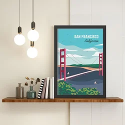 Wallity Uramljena slika San Francisco 3, 35x45 cm
