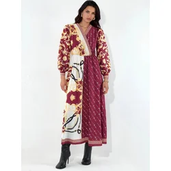 MSN Collection Obleka Maxi mešane barve