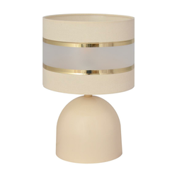 Stona lampa HELEN 1xE27/15W/230V krem/zlatna