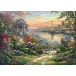 Schmidt - Puzzle Thomas Kinakde: New England Harbor, ZDA - 1 000 kosov
