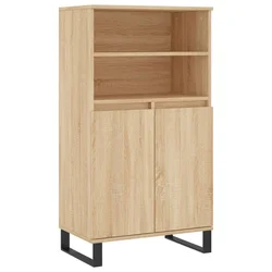 Visoka komoda hrasta sonome 60x36x110 cm od konstruiranog drva