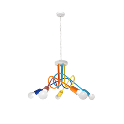 Luster na lancu OXFORD 5xE27/15W/230V