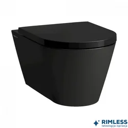 WC Šolja konzolna Laufen KBYLAUFEN rimless crna