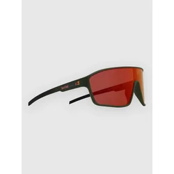 Red Bull SPECT Eyewear DAFT-015 Olive Green Sunglasses brown red mirror