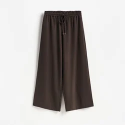 Reserved - Wide leg pantalone sa vezivanjem